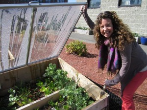 Lyndsay and Cold Frame